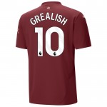 Günstige Fußballtrikots Manchester City Grealish 10 Kinder 3rd trikot 2024-25 Kurzarm